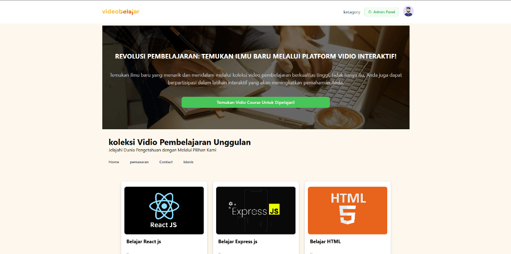 Vidio Belajar